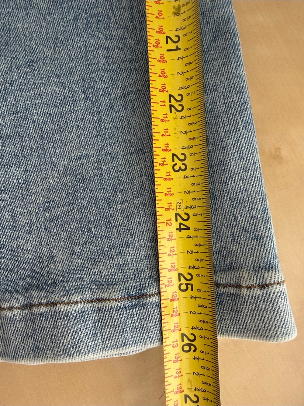 Spanx Kick Flare Jeans Indigo Sky Women Sz Large Style 20845R - Picture 8 of 8